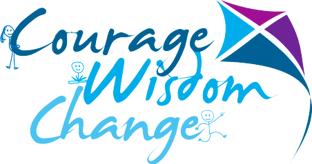 Courage Wisdom Change Logo